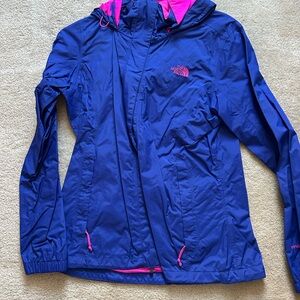 The North Face Women's Vibrant Blue Pink Jacket
